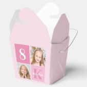 かわいい誕生日ガールフォトピパーソナライズされたンクパーティー フェイバーボックス (オープン)