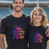 かわいい誕生日クルーズ船家族旅行 Tシャツ