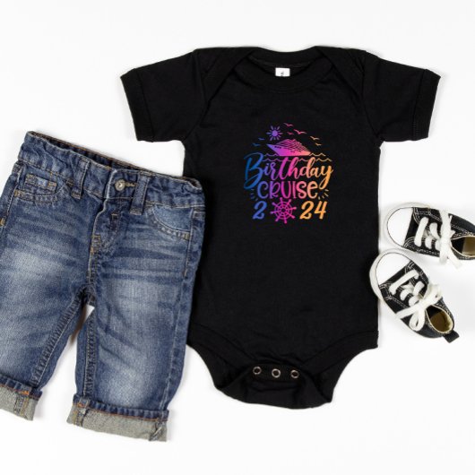 かわいい誕生日クルーズ船家族旅行 Tシャツ