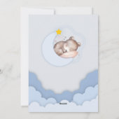 かわいい誕生日パーティの招待状 シーズンカード (裏面)