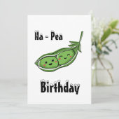 かわいい誕生日パーティーの招待 招待状 (スタンド正面)