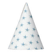 かわいい誕生日パーティーハットブルースターフィッシュ航海の パーティーハット (左)