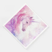 かわいい誕生日パーティーユニコーンペーパーナプキン (コーナー)