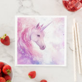 かわいい誕生日パーティーユニコーンペーパーナプキン (インサイチュ)