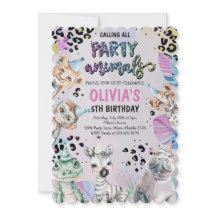 かわいい誕生日パーティー動物