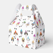 かわいい誕生日パーティー犬たち フェイバーボックス (裏面サイド)