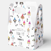 かわいい誕生日パーティー犬たち フェイバーボックス (オープン)