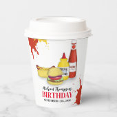 かわいい誕生日パーティーBBQカスタム 紙コップ (正面)