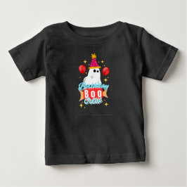 かわいい誕生日ブークルーゴーストTシャツ ベビーTシャツ