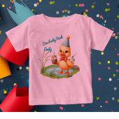 かわいい誕生日プレゼント一羽 ベビーTシャツ