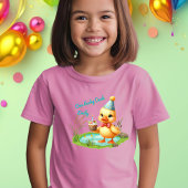 かわいい誕生日プレゼント一羽 ベビーTシャツ