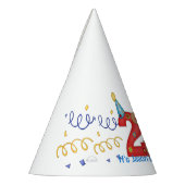 かわいい誕生日ベアー年齢2 パーティーハット (左)