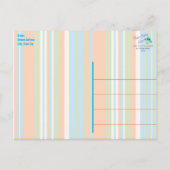 かわいい誕生日モンスターありがとうはがき ポストカード (裏面)