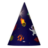 かわいい誕生日宇宙宇宙飛行士カートゥーンパーティー帽子 パーティーハット (左)