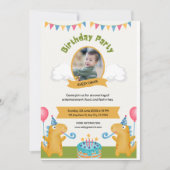 かわいい誕生日招待状 招待状 (正面)