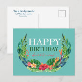 かわいい誕生日聖書ポストカード ポストカード (正面/裏面)