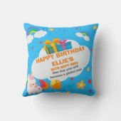 かわいい誕生日装飾用クッション 子供へ クッション (裏面)