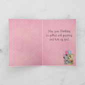 かわいい誕生日 カード (内部)