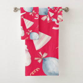 かわいい誕生日 バスタオルセット