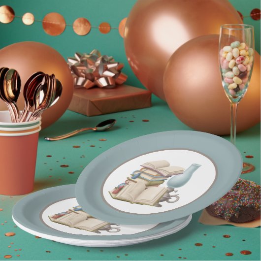 かわいい読ズブッククラブパーティー紙プレート ペーパープレート (複数)