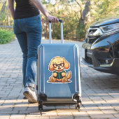 かわいい読ズプードルの著書 シール (スーツケースインサイチュ)