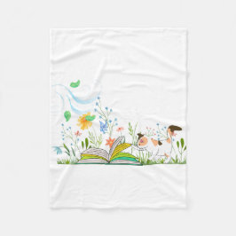 かわいい読子猫の本 フリースブランケット