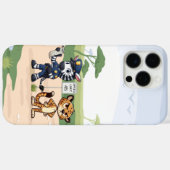 かわいい警察のシマウマとチーター Case-Mate iPhoneケース (裏面 (横))