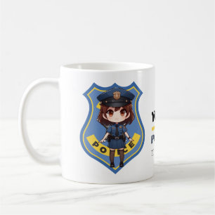 かわいい警察官少女 – Coffee Mug コーヒーマグカップ