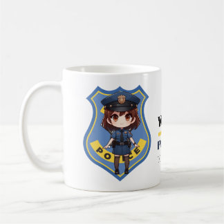かわいい警察官少女 – Coffee Mug コーヒーマグカップ