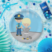 かわいい警察官 ペーパープレート (パーティー)