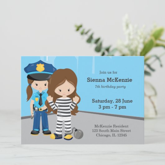 かわいい警察官 招待状 (スタンド正面)