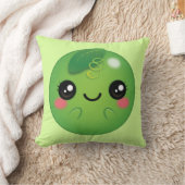 かわいい豆 クッション (ブランケット)