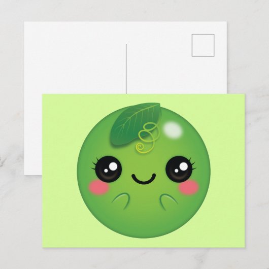 かわいい豆 ポストカード (正面/裏面)