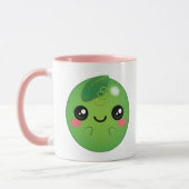 かわいい豆 マグカップ (左)