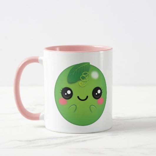 かわいい豆 マグカップ (左)