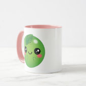 かわいい豆 マグカップ (正面左)