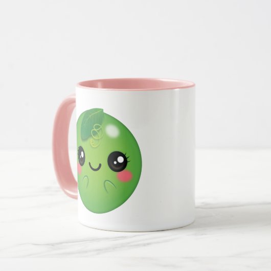 かわいい豆 マグカップ (正面左)