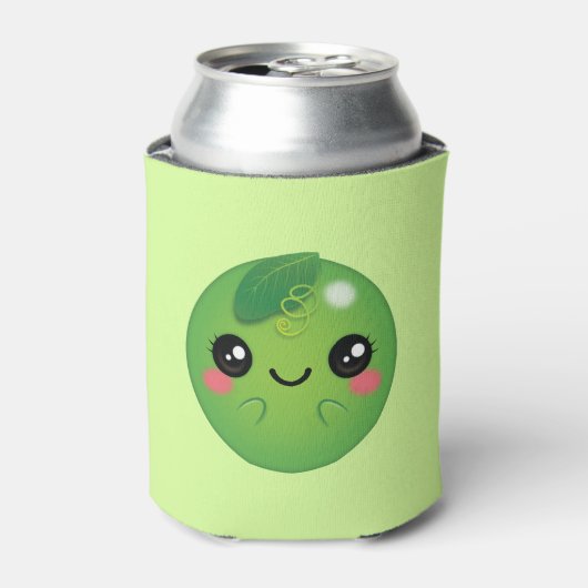 かわいい豆 缶クーラー (缶正面)