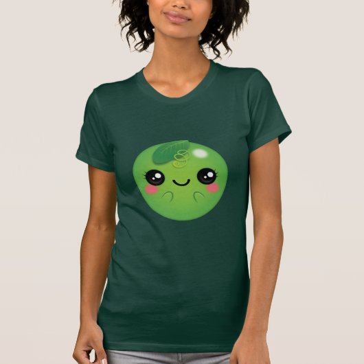 かわいい豆 Tシャツ (正面)
