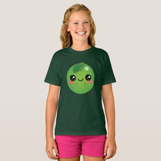 かわいい豆 Tシャツ (正面フル)