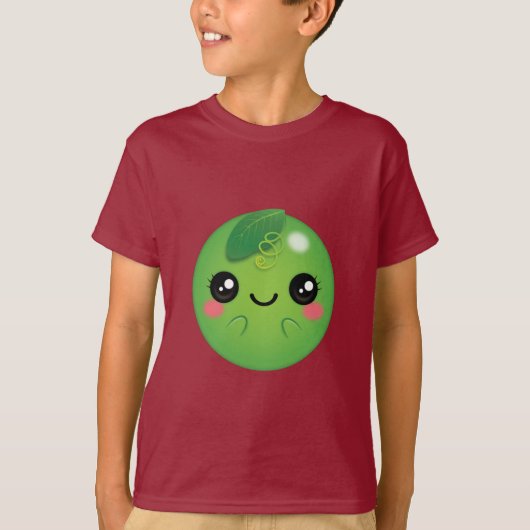 かわいい豆 Tシャツ (正面)