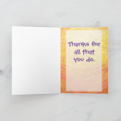 かわいい豚ありがとう サンキューカード (内部)