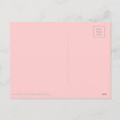 かわいい豚とキスのユーモアカード 愛を送る シーズンポストカード (裏面)