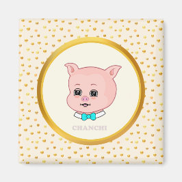 かわいい豚のキャラクター マグネット