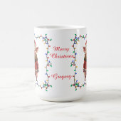 かわいい豚のクリスマスマグカップ コーヒーマグカップ (中央)