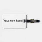 かわいい豚のクリパート ラゲッジタグ (裏面横)