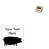 かわいい豚のゴム切手 ラバースタンプ (押印)