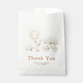 かわいい豚のシャベル 赤ちゃん歓迎会 赤ちゃん歓迎会 フェイバーバッグ