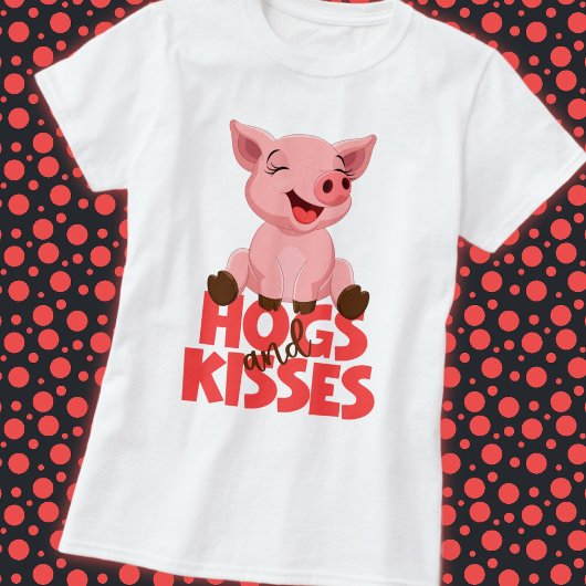 かわいい豚のパロディ Tシャツ
