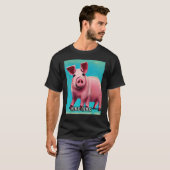 かわいい豚のピギー　ブー ブー_10 Tシャツ (正面フル)